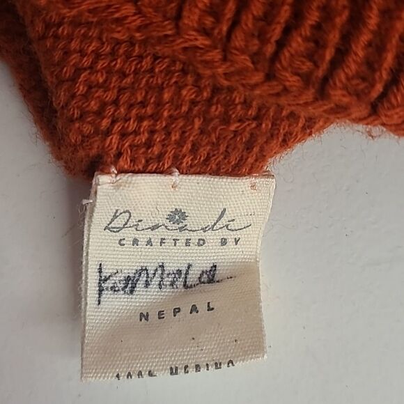 Dinadi Merino Beret - Burnt Orange - Picture 8 of 11